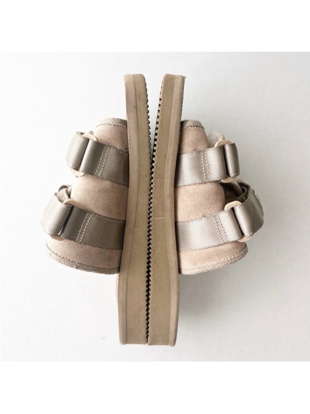 SUICOKE Moto-Cab Sandal Sherpa Slide Velcro Comfort Slip On Chunky Flip Flop - Picture 5 of 8
